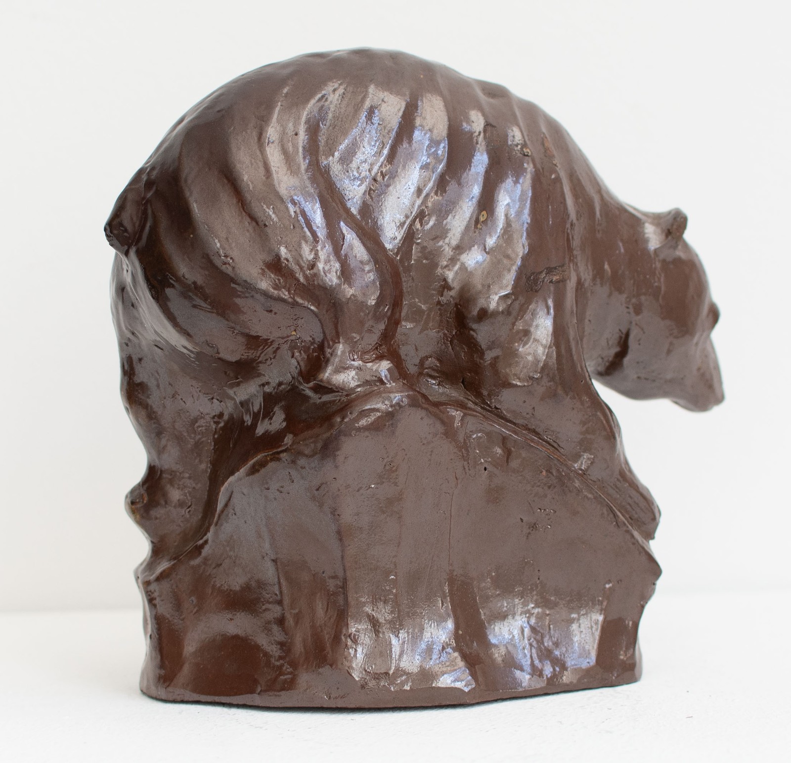 Bär Tierstudie Tierplastik Naturstudie unbekannt unsign Keramik Anfang 20 Jhd