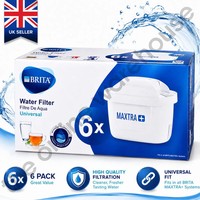 BRITA Maxtra+Plus Water Filter Jug Replacement Cartridges Refills 6 Pack
