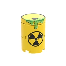 Leaking Radioactive Waste Storage Barrel - Custom Printed - Minifig Brick City