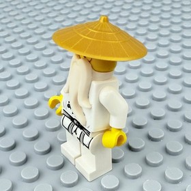 LEGO Sensei Wu Minifigure Ninjago Pearl Gold Hat njo0064 9450 70505
