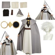 Qifrey Cosplay Hat Atelier Costume Witch Cloak Skirt Pants Glasses set Halloween