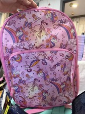 WONDER NATION Girls 17" Laptop Backpack Padded Shoulders Padded Back NWT