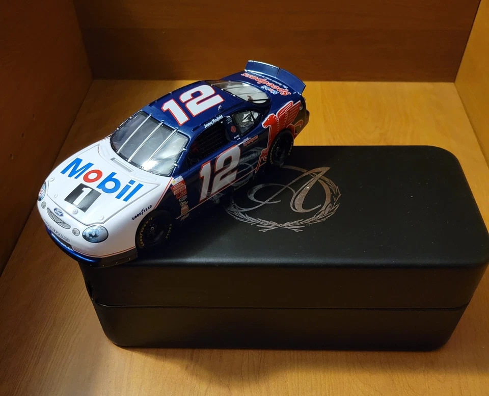 1999 Racing Champions Authentics 1:24 Jeremy Mayfield #12 Mobil 1 Ford Taurus - Image 3 of 4