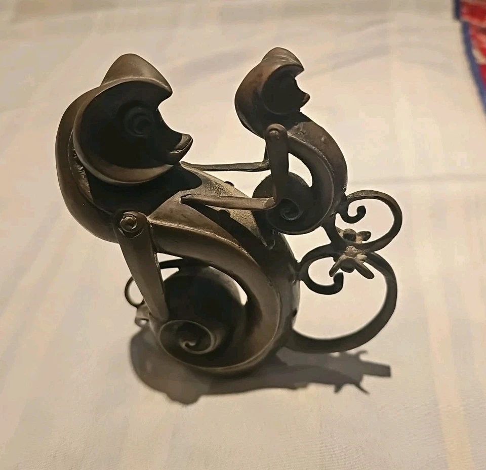 Antigua figura de dragón pájaro de bronce chino Art Deco envío gratuito Foto 2 de 4