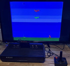 Atari 2600 &ldquo;Vader" Console in Excellent Condition w Joysticks/Games/Connections