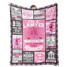 Lawyer Gifts For Women Men Law School Graduation Throw Blanket 60x50