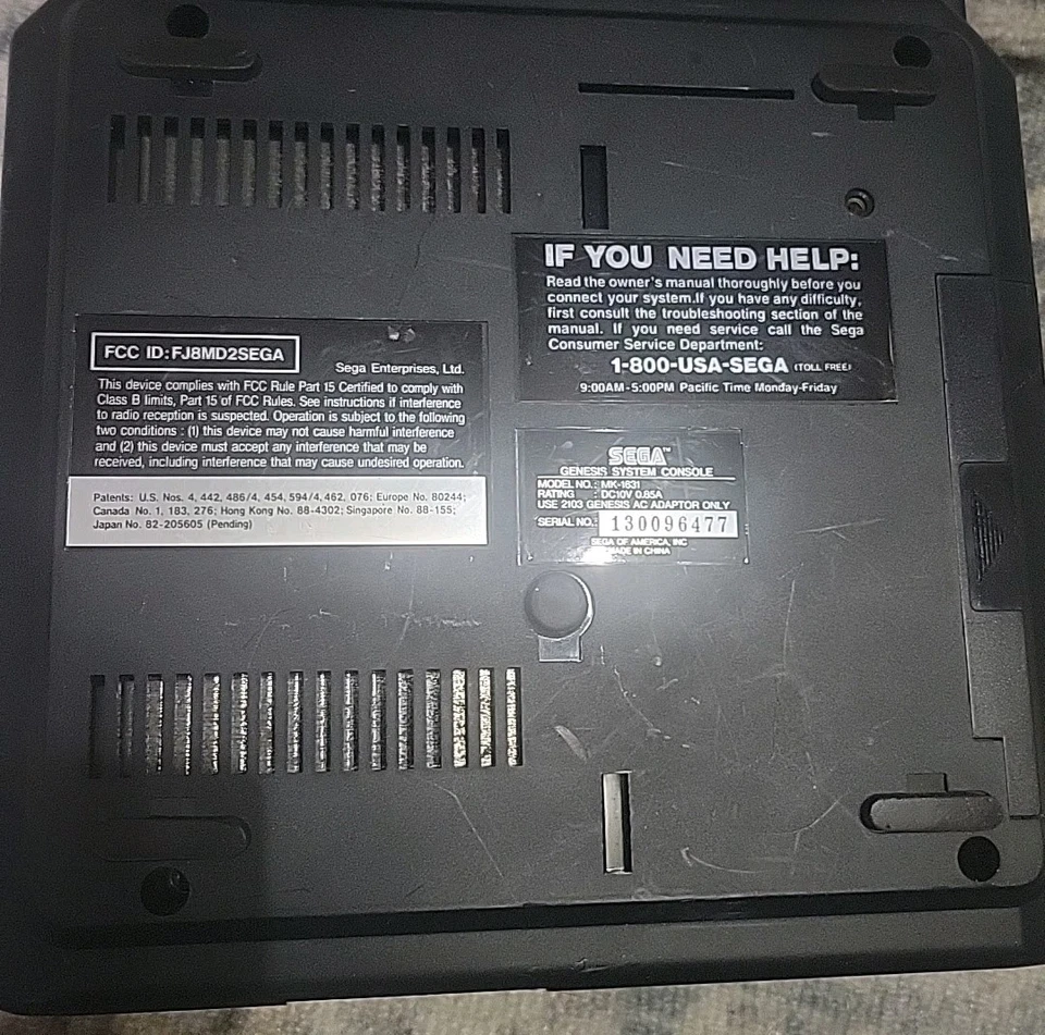 Consola CD combo SEGA GENESIS & CD modelo 2 sin probar COMO ESTÁ Z18 Foto 4 de 4