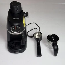 Sboly Espresso Machine with Milk Frother  Black, Runs Well! SYCM-5409 