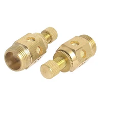 2Pcs 3/8BSP Adjustable Pneumatic Muffler Silencer Air Flow Control NoiseExhaus #