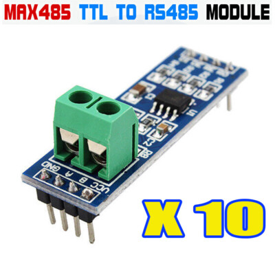 10x MAX485 RS485 Transceiver Module UART Serial TTL to RS485 Board for Arduino