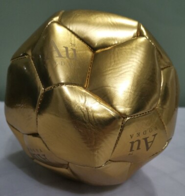     NEW/RARE AU Vodka Gold Football