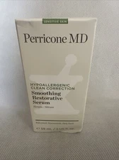 New Perricone MD Hypoallergenic Smoothing Restorative Serum 2 Oz ,Retail $110