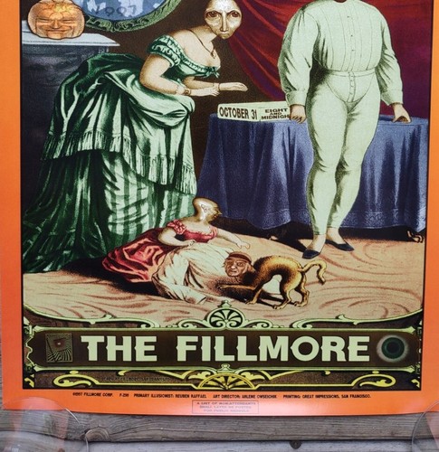 THE RESIDENTS Konzert Poster 1997 Halloween Fillmore Show - BILL GRAHAM PRESENTS - Bild 7 von 8