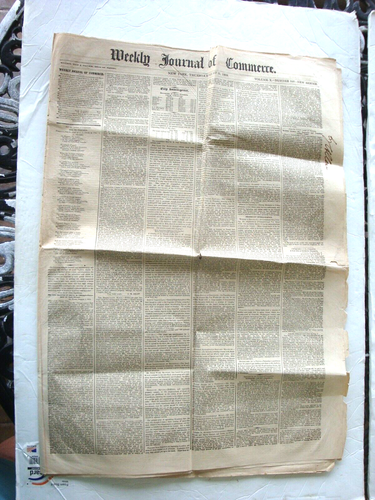 C 4 Different 1858 To 1868 Gardiner & Hallowell MA Toledo OH NYC US Newspapers - Imagen 3 de 5