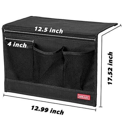 Bedside Caddy Storage Organizer Remote Control Holder Couch Sofa Armrest Bag - Picture 7 of 7
