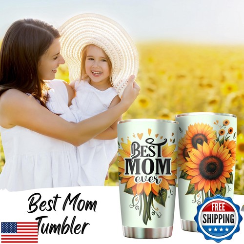 Best Mom Ever Mom Tumbler - Drinking Cup for Mom Gifts for Mom from Daughter - Picture 4 of 5