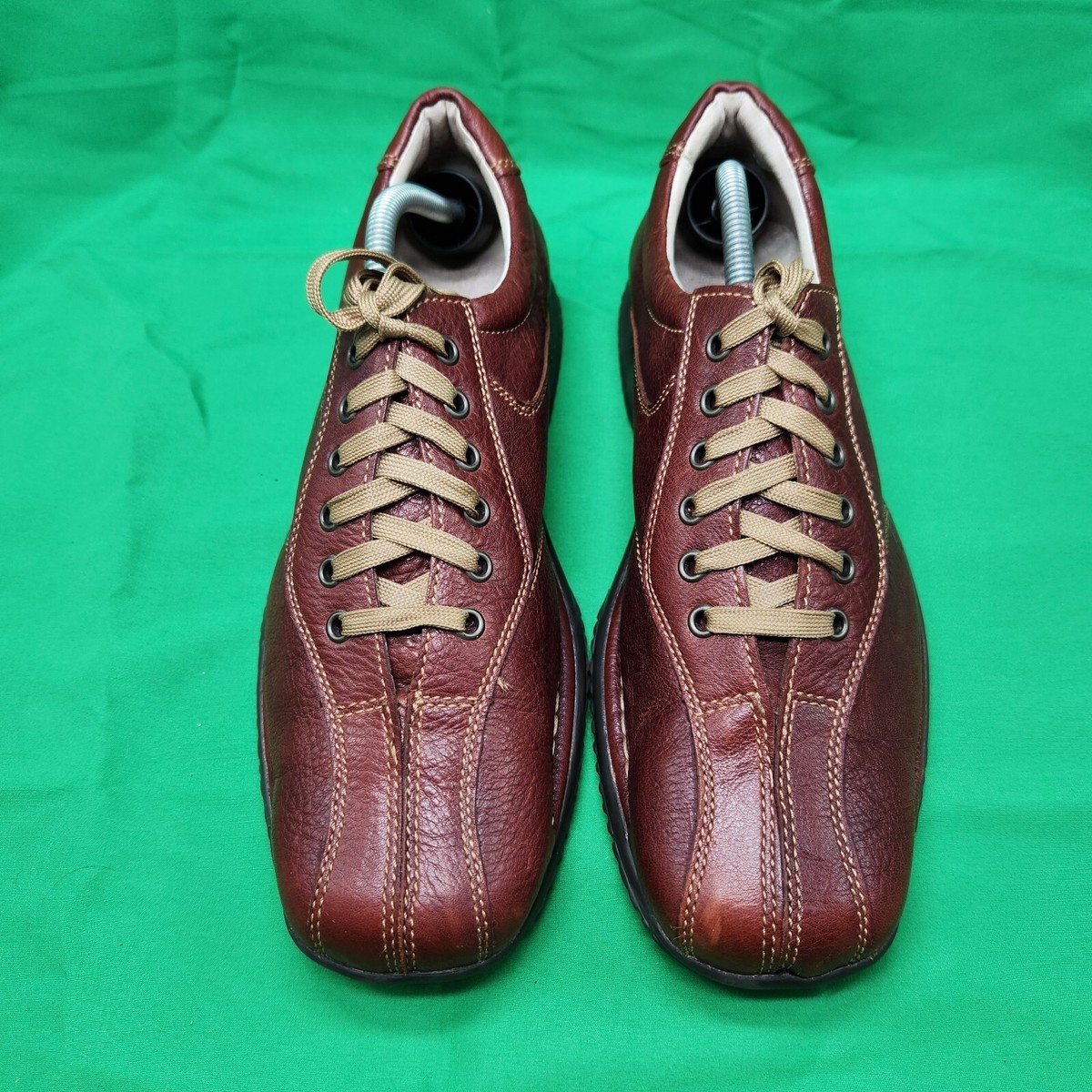 Geox Mens Size 43 US 10 Brown Lace Up Everyday Casual Stylish 