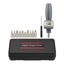 Digital Torque Screwdriver Kit 1.2-inch LCD Display Reversible Torque Wrench