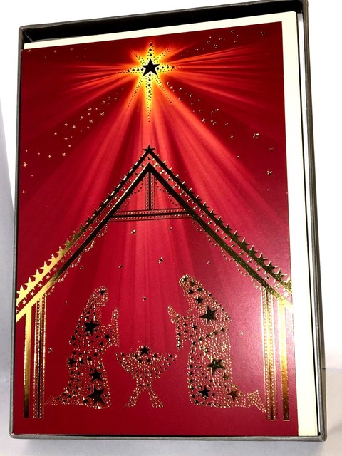 hallmark boxed set 16 christmas cards religious star of bethlehem nativity foil - Christmas Cards Religious hallmark boxed set 16 christmas cards religious star of bethlehem nativity foil - Christmas Cards Religious