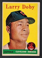1958 Topps #424 Larry Doby Cleveland Indians