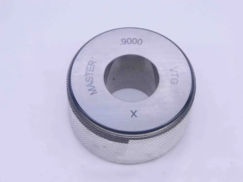 .9000 CL X MASTER PLAIN BORE RING GAGE .9063 -.0063 UNDERSIZE 29/32 23 mm .900