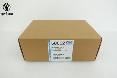 W&T 58662 Com-Server PoE 3x Isol. 10/100BT RS232/422/485