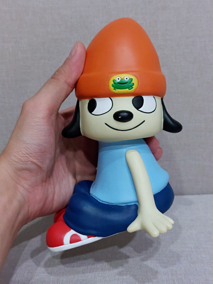 Parappa The Rapper Soft Vinyl Coin Bank Sony 1999 Toy Japan