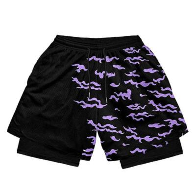 Pantalones Cortos De Algodón Para Hombres Moda Casual Deportivo Gimnasio Fitnes