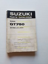 Suzuki GT 750 J - K - L - M - A 1971-1975 catalogo ricambi originale