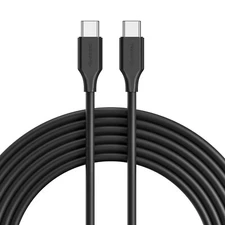 NEW 5ft 60W 5A USB-C to Type-C Charger Cable Fast Charge Lead Laptop Data Cord