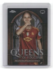 2023/24 Topps Chrome Womens UEFA Champions  Soccer QOF Manuela Giugliano #QF 18