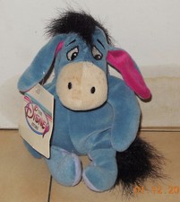 Vintage Disney Store Winnie The Pooh 6" Eeyore beanie plush stuffed toy Rare 3