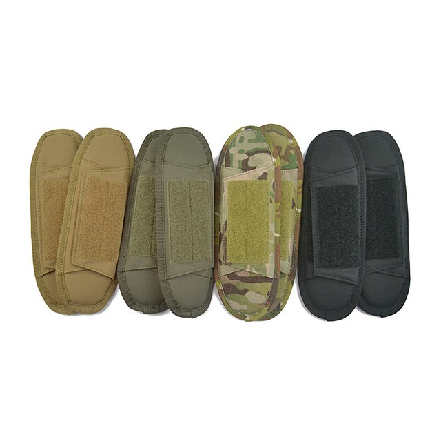 Delustered 2PCS 2 inch Paded Shoulder Pad Straps Cover for Crye JPC AVS