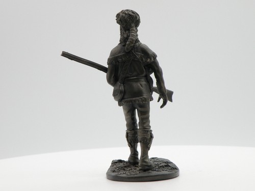 Figurina vintage Franklin come nuova The PATHFINDER 1796-1815 peltro fine 1974 - Foto 6 di 13