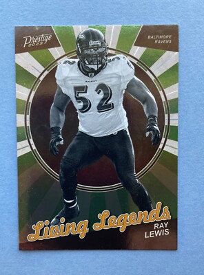 2023 Panini Prestige Football Ray Lewis Living Legends #LL-29 Baltimore Ravens