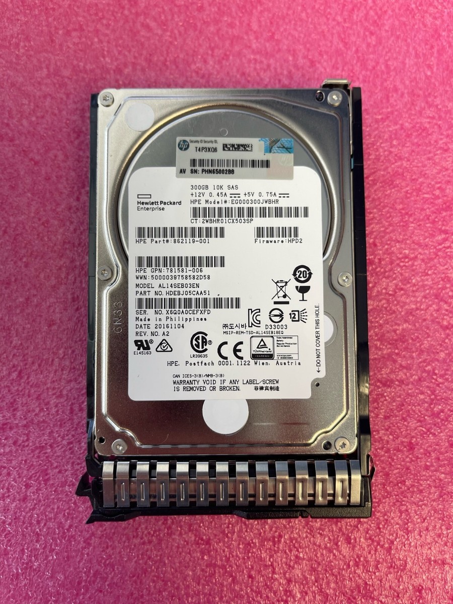 内蔵型ハードディスクドライブ HPE 781581-006 300GB HDD HPE 781581