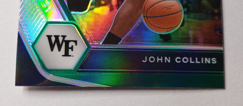 JOHN COLLINS 2021 Panini Prizm Draft Picks Green Prizm #94 WAKE FOREST - Picture 3 of 4