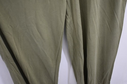 Topshop Womens Green Slinky Scoop Neck Cropped Wide Leg Tie Belt Jumpsuit 8 - Picture 7 of 8