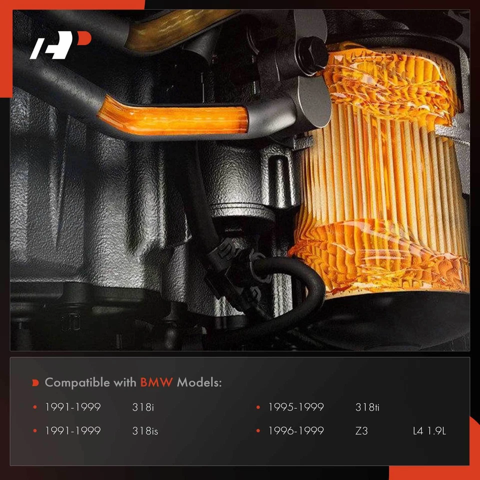 Крышка корпуса масляного фильтра двигателя премиум-класса A для BMW 318i 318is E30 E36 91-99 - Изображение 2 из 4