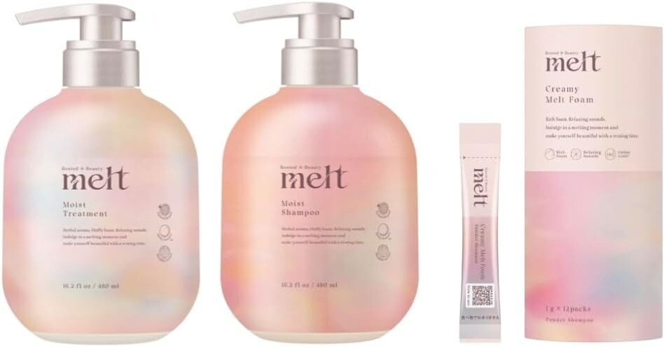 Melt Creamy Melt Moist Shampoo Conditioner 480ml each Fresh