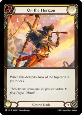 ON THE HORIZON (YELLOW) X3 *FAB - HIGH SEAS*
