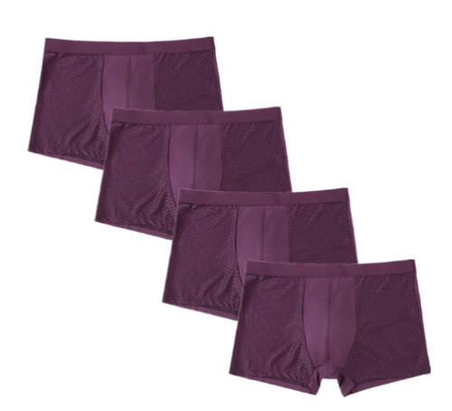Boxhero Bambusfaser Boxershorts, 4 Stück Bambusfaser Boxershorts L-8XL - Bild 12 von 12