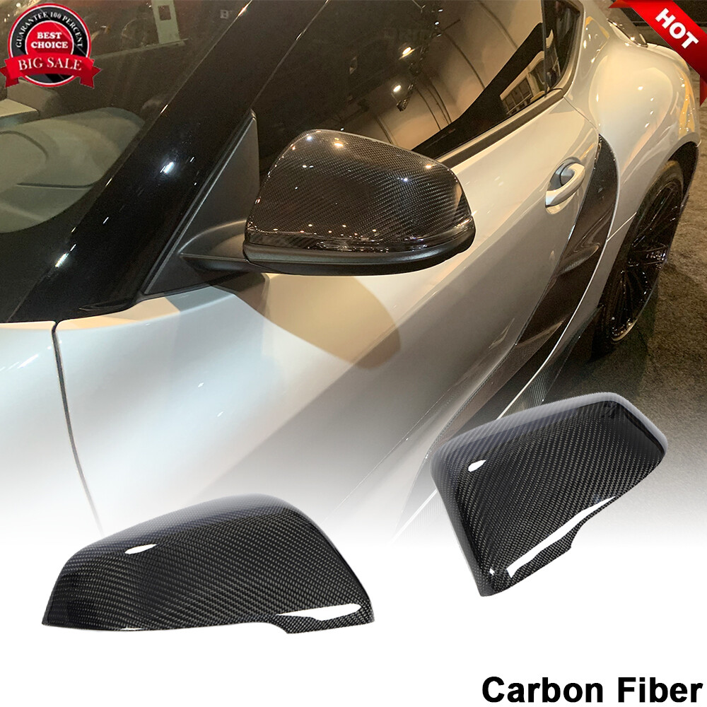 For Toyota Supra BMW F45 F48 X1 Z4 F52 Carbon Fiber Side Wing Mirror Cover Caps