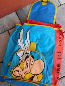 Vintage Sac A Dos Enfant Parc Asterix 1989 Goscinny Uderzo Kids Bag Tasche Bd Ebay