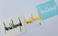 President Donald Trump Signature Decal, Trump Autograph decal, MAGA, USA patriot