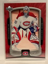 #51 David Aebischer Montreal Canadiens 2005-06 Upper Deck Rookie Update Hockey C