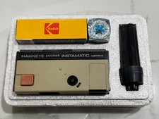 Vintage 70s KODAK Hawkeye Pocket Instamatic Camera Open Box New COMPLETE