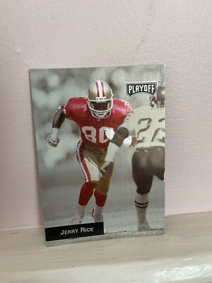 1993 Playoff Football - #2 Jerry Rice 49ers Rare Card