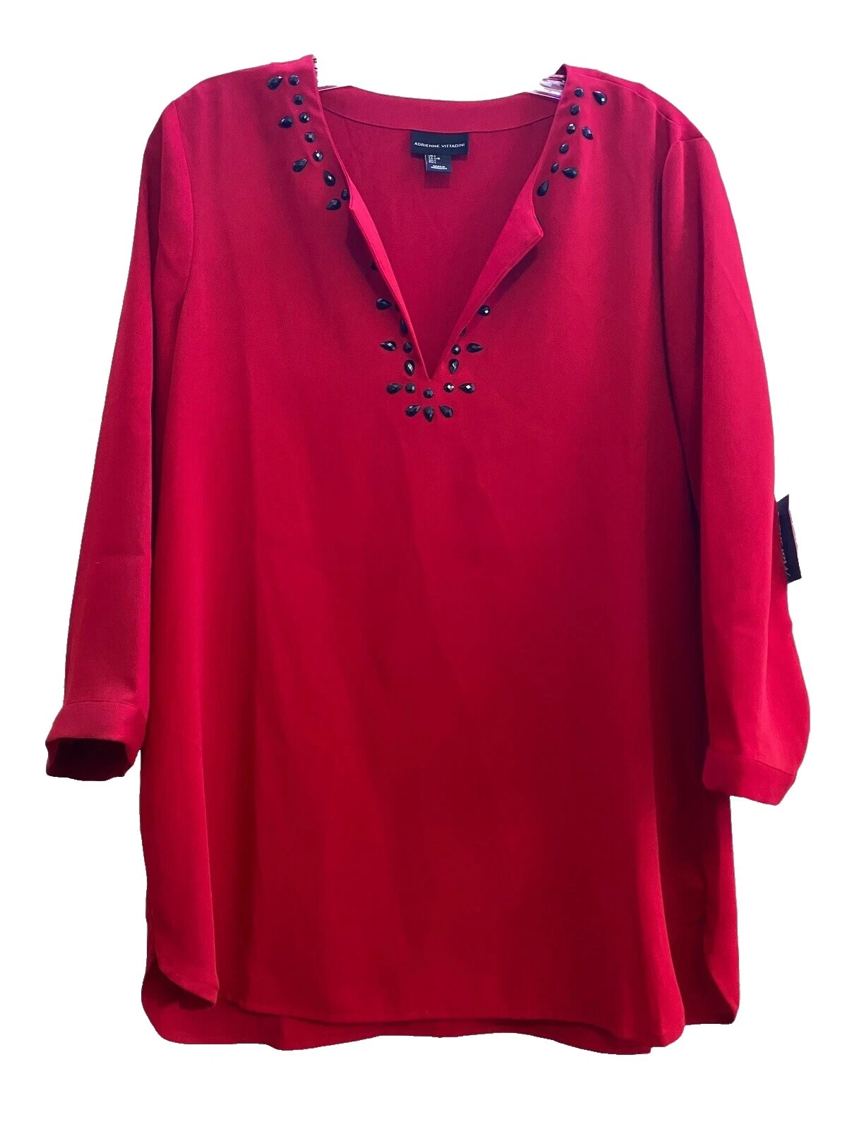 Camisas para Mujeres Adrienne Vittadini Sólido