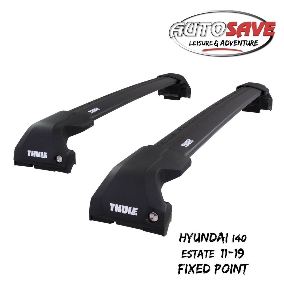 Thule Rack Ford Fiesta Thule Civic Thule WingBar Edge Black Roof